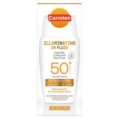 Carroten Illuminating UV Fluid fényvédő arcra SPF50+ - 50 ml