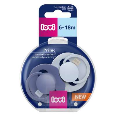 Lovi Prime dinamikus szilikon cumi 6-18 hónapos korig /kék - 1 db