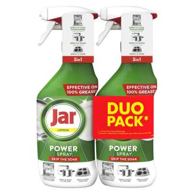 Jar Power Spray kézi mosogatószer duo citrom illattal - 1000 ml
