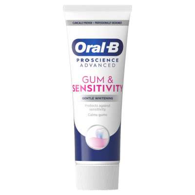 Oral-B Pro-Science Advanced Gum & Sensitivity Gentle Whitening fogkrém - 75 ml