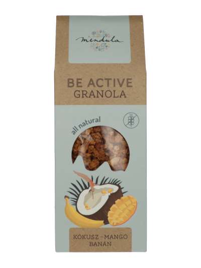 Mendula kókuszos-mangós-banános granola - 300 g