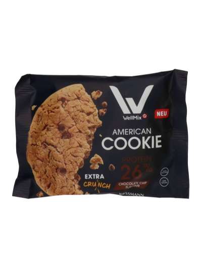 Well Mix amerikai csokis keksz proteinnel - 50 g