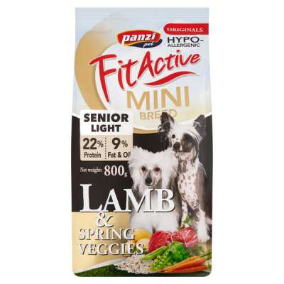 FitActive Originals Senior Mini Hypoallergenic bárány szárazeledel kutyák részére - 800 g
