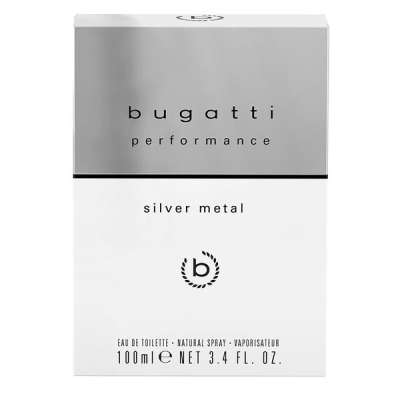 Bugatti Performance Silver Metal férfi Eau de Toilette - 100 ml