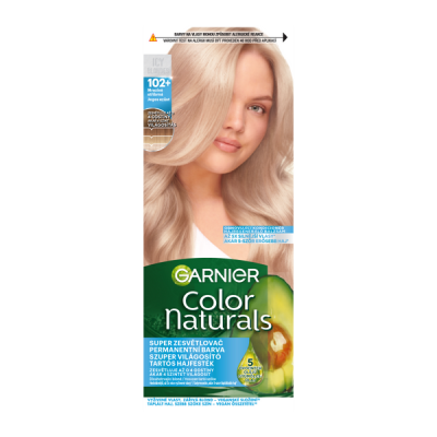 Garnier Color Naturals tartós hajfesték /102+ jeges ezüst - 1 db