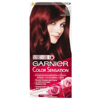 Garnier Color Sensation tartós hajfesték /5 .62 Intenzív Gránátvörös - 1 db
