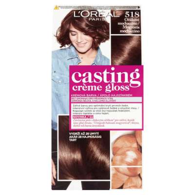 L'Oréal Paris Casting Creme Gloss hajfesték /518 Mogyorós Machaccino - 180 ml
