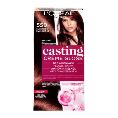 L'Oréal Paris Casting Crème Gloss ápoló hajszínkrém /550 mahagóni - 1 db