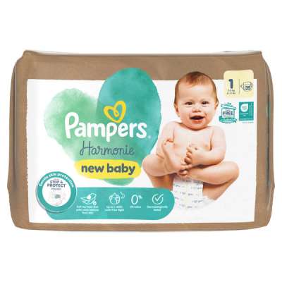 Pampers Harmonie bugyipelenka, méret: 1, 35 Pelenka, 2kg-5kg - 35 db