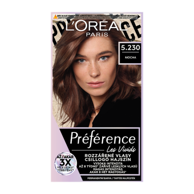 L'Oréal Paris Préférence Vivid Colors tartós hajfesték /5.230 mocha - 1 db