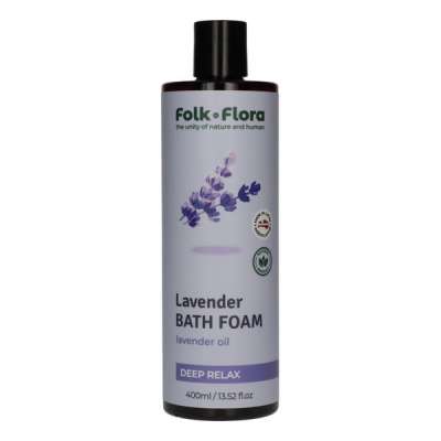 Folk&Flora habfürdő yugtató levendula illóolajjal - 400 ml