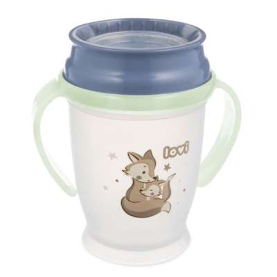 Lovi 360 Night&Day itatópohár /róka - 250 ml