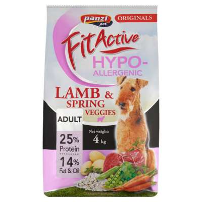FitActive Originals Adult Hypoallergenic szárazeledel felnőtt kutyáknak báránnyal - 4 kg