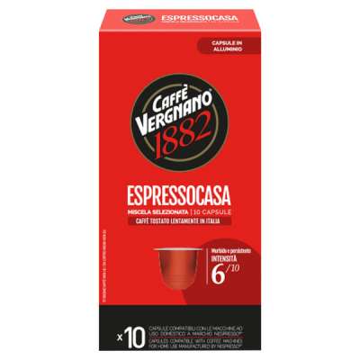 Vergnano Espressocasa Nespresso kompatibilis kapszula - 55 g