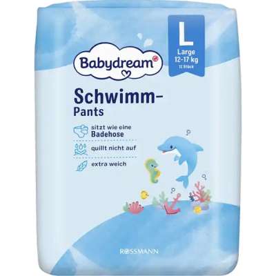 Babydream úszópelenka L-es méret 12-17 kg - 12 db