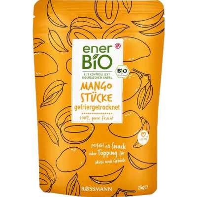Ener-bio szárított mangó darabok - 25 g