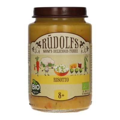 Rudolfs Bio bébiétel rizottó 8 hónapos kortól - 190 g