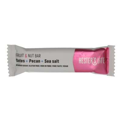 Hesters Life sós-pekándiós gyümölcsszelet - 30 g