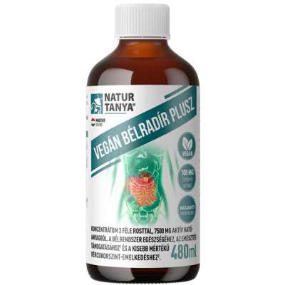 Natur Tanya Vegán Bélradír Plusz folyékony rost - 480 ml