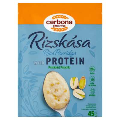 Cerbona fehérjében gazdag pisztáciás rizskása - 45 g