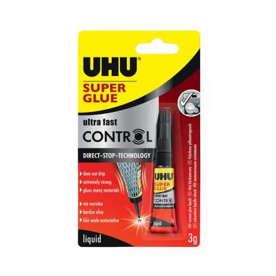 UHU Control Pillanatragasztó 3g