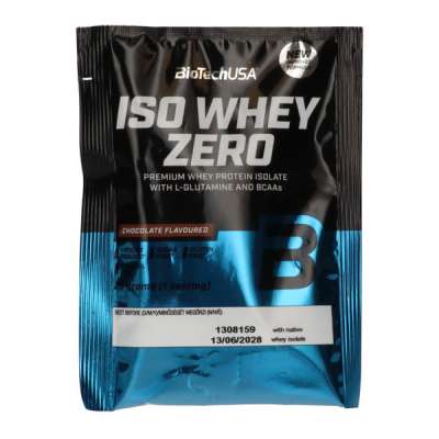 BioTech USA Iso Whey tejsavófehérje izolátum italpor - 25 g