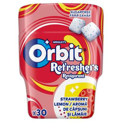 Orbit Refreshers Bottle Strawberry Lemon rágó - 67 g