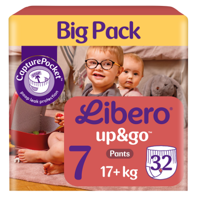 Libero Jumbo Up&Go bugyipelenka 7-es 17+kg - 32 db