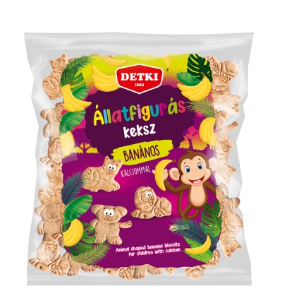 Detki banános állatfigurás keksz - 160 g