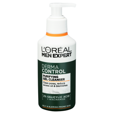 L'Oréal Paris Men Expert Derma Control arctisztító gél - 260 ml