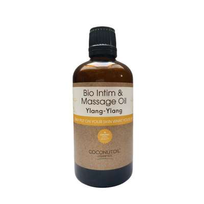 Coconutoil Cosmetics Bio intim- és masszázsolaj ylang-ylanggal - 80 ml