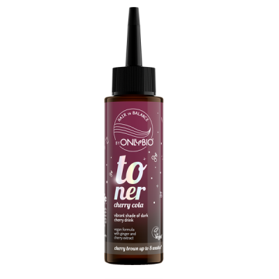 OnlyBio Hair in Balance színező hajtoner /cherry cola - 100 ml
