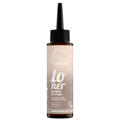 OnlyBio Hair in Balance színező hajtoner /mogyorófagyi - 100 ml