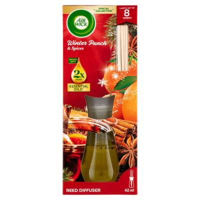 Air Wick pálcás illatosító téli puncs illattal - 42 ml