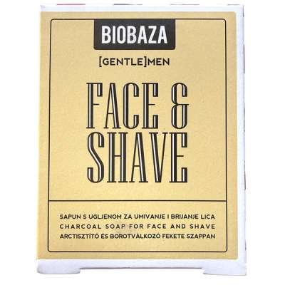 Biobaza Men arctisztító és borotválkozó szappan - 100 g