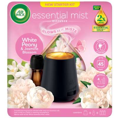 Air Wick White Peony & Jasmine Blossom aroma diffúzor készülék utántöltővel - 20 ml