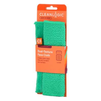 Cleanlogic kettős textúrájú arctörlő kendő érzékeny bőrre - 1 db