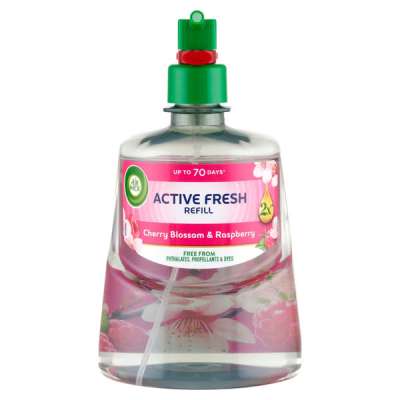Air Wick Active Fresh Cherry Blossom & Raspberry automata légfrissítő utántöltő - 228 ml
