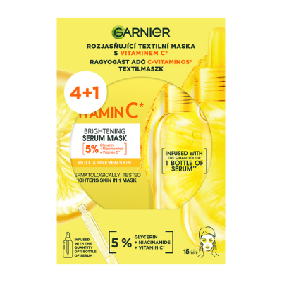 Garnier Brightening fátyolmaszk copack - 5 db