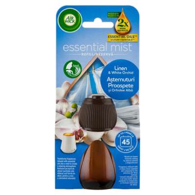 Air Wick Linen & White Orchid aroma diffúzor utántöltő - 20 ml