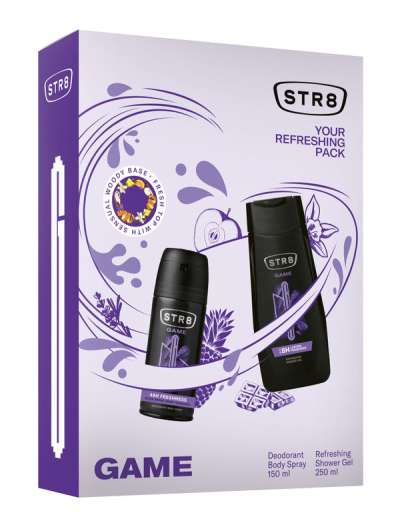 STR8 Game dezodor és tusfürdő ajándékcsomag - 1db