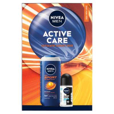 NIVEA MEN Active Care Ultimate Impact Duo ajándékcsomag - 1 db
