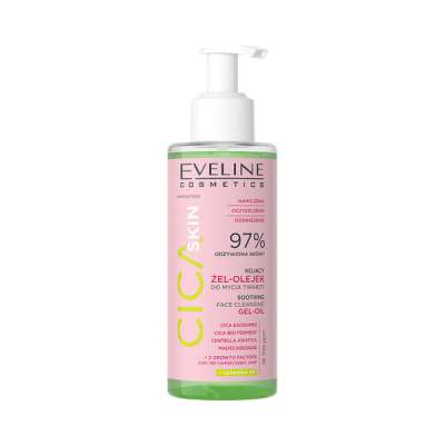 Eveline Cica Skin nyugtató arclemosó gél-olaj - 145 ml
