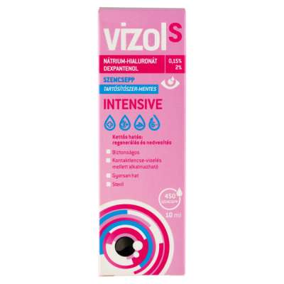 Vizol S Intensive oldatos szemcsepp - 10 ml