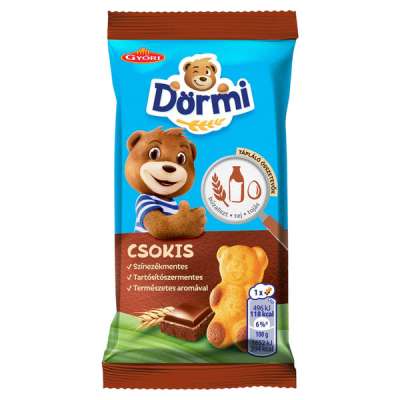 Győri Édes Dörmi csokoládés krémmel töltött piskóta - 30 g