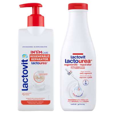 Lactovit Lactourea regeneráló intim mosakodógél és tusfürdő - 850 ml