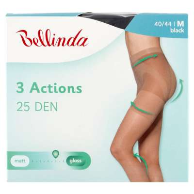 Bellinda 3Actions harisnyanadrág 25den /fekete M - 1 db