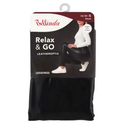 Bellinda Leatheroptic leggings /fekete S - 1 db
