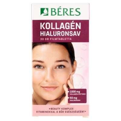 Béres Kollagén-Hialuronsav filmtabletta - 30 db