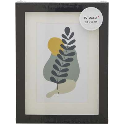 Fotowelt alumínium képkeret 10x15 cm /fekete - 1 db